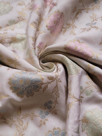 Handloom moonga silk by banarasi store - Banarasi Store