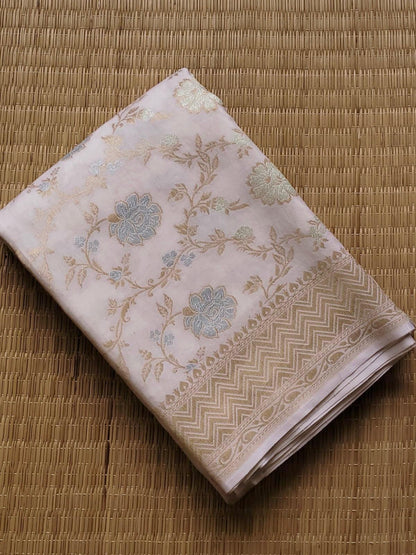 Handloom moonga silk by banarasi store - Banarasi Store