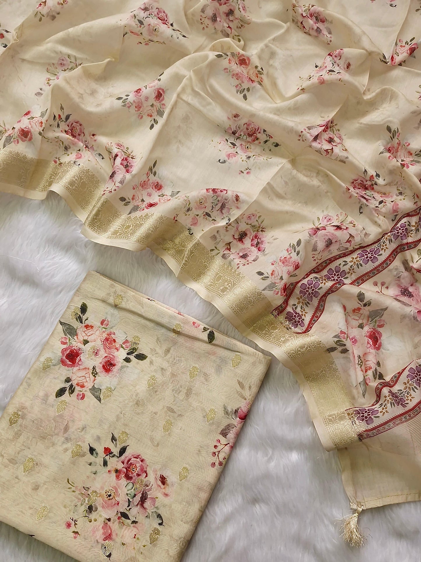 FLORAL X BANARASI - Banarasi Store