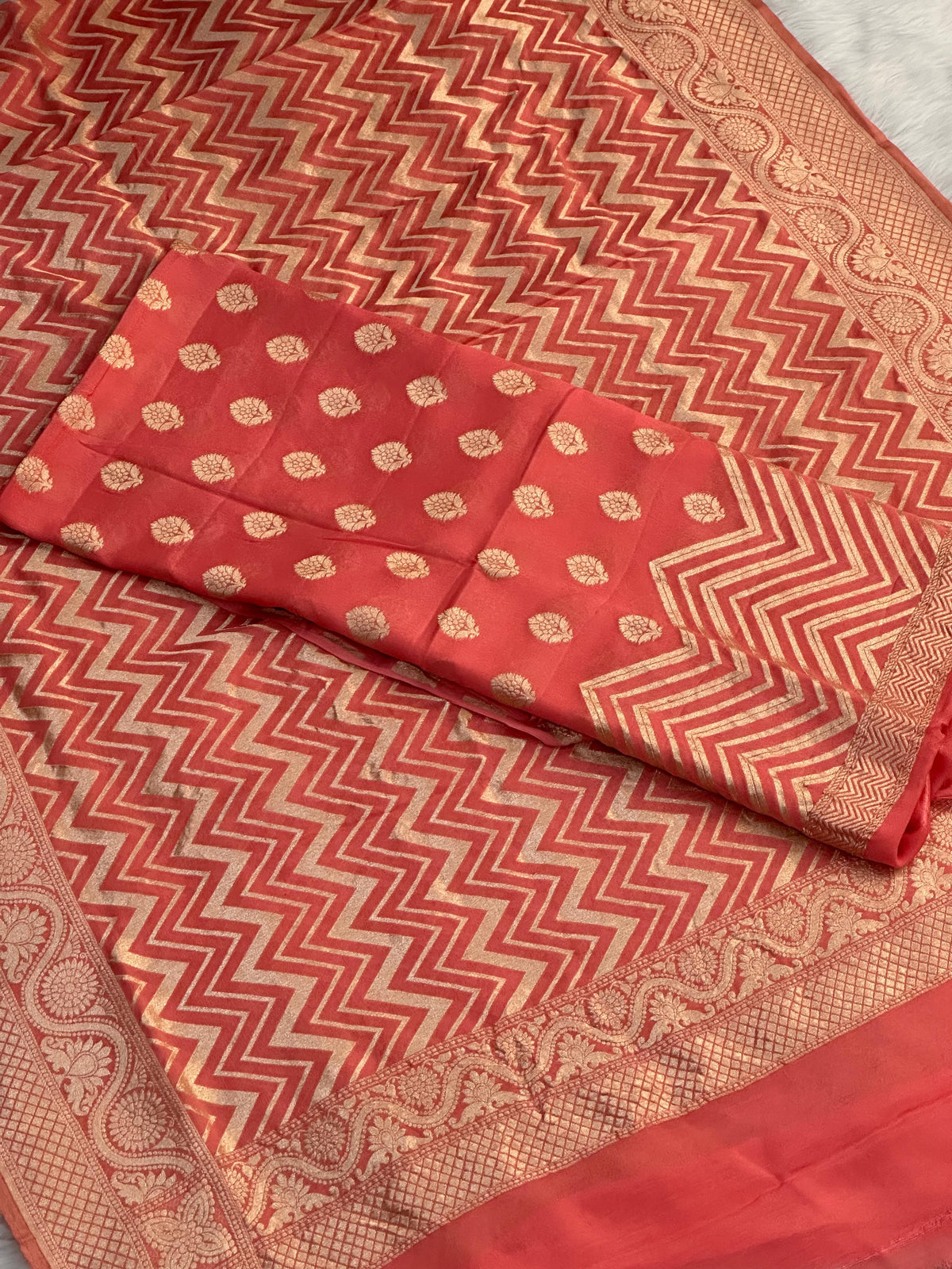 KHADDI GEORGETTE X BANARASI STORE - Banarasi Store