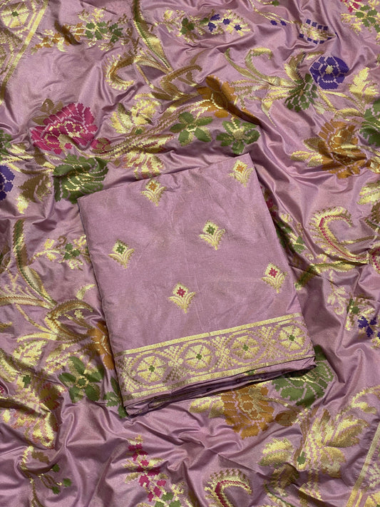 Banarasi katan suit by banarasi store - Banarasi Store