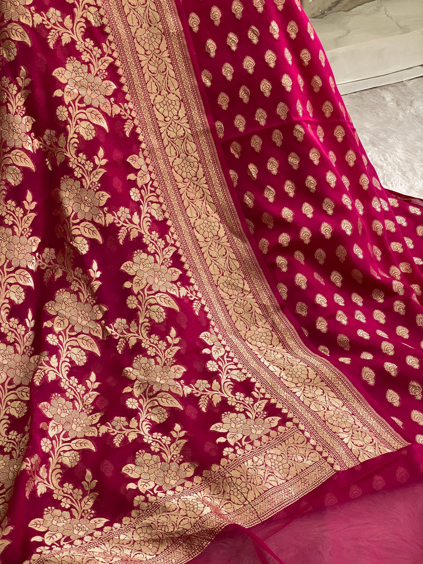 KHADDI GEORGETTE X BANARASI STORE - Banarasi Store