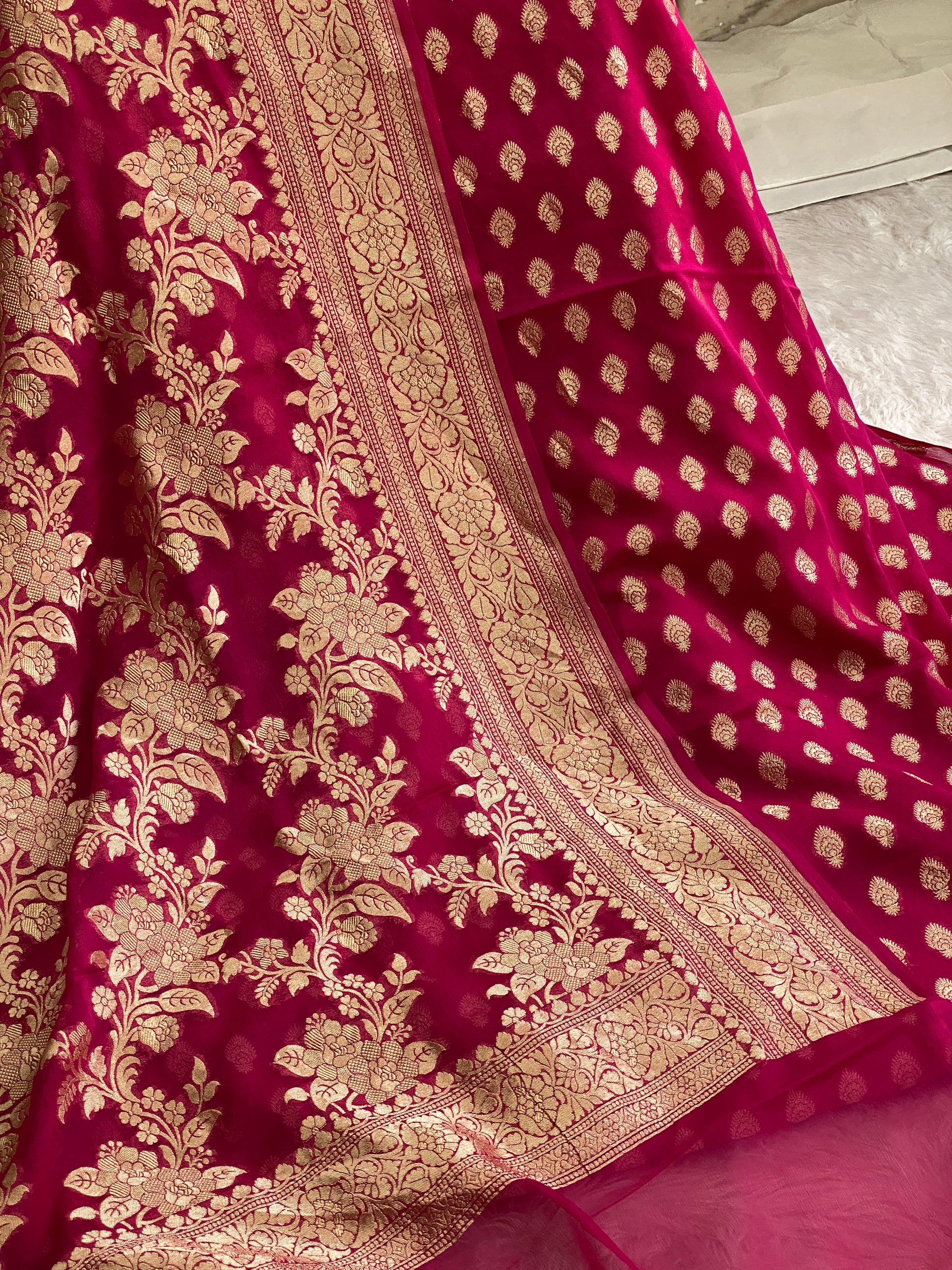 KHADDI GEORGETTE X BANARASI STORE - Banarasi Store