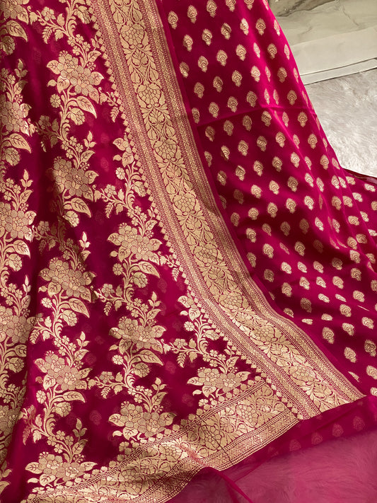 KHADDI GEORGETTE X BANARASI STORE - Banarasi Store