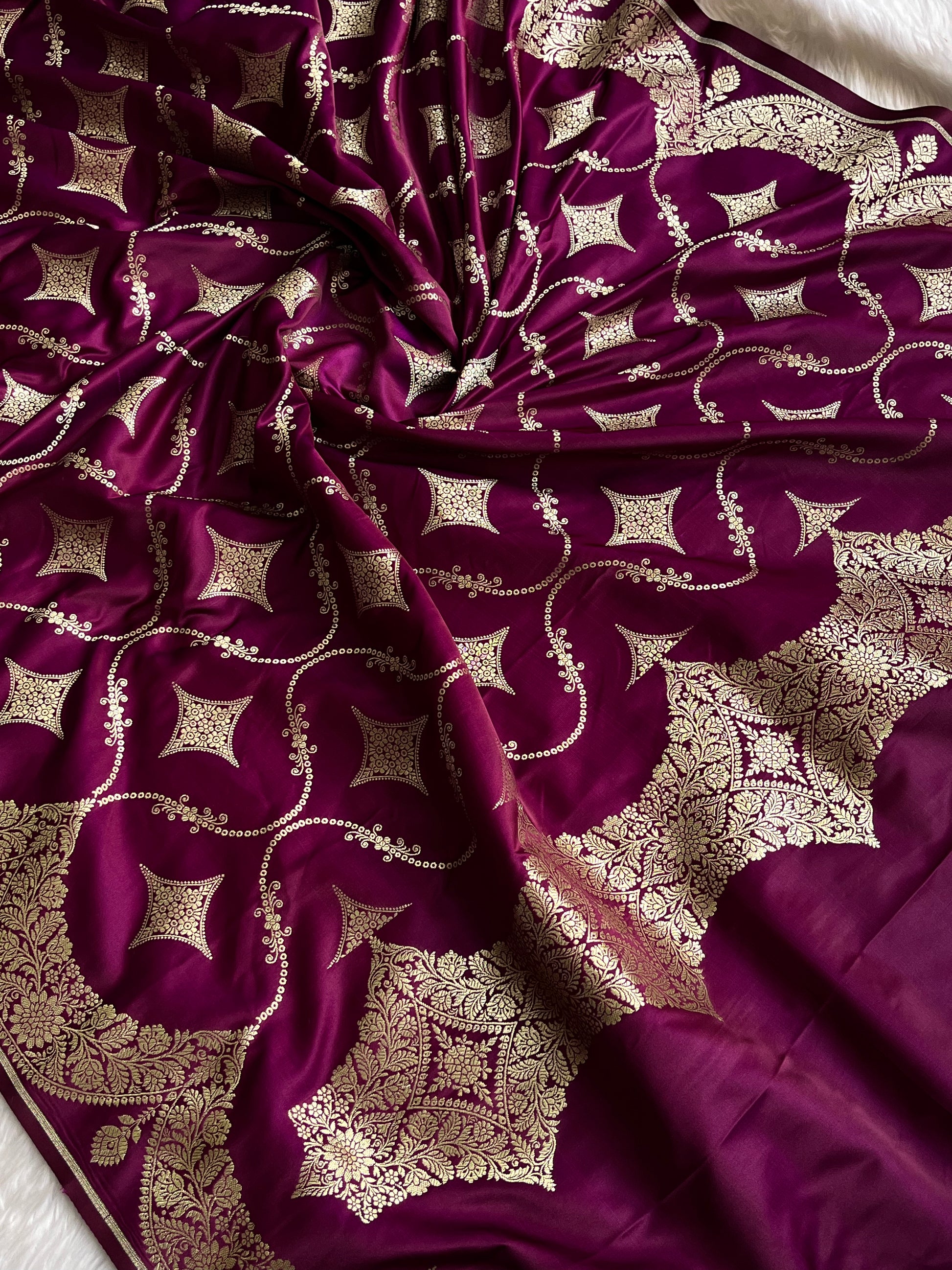 Satin X Mashru - Banarasi Store