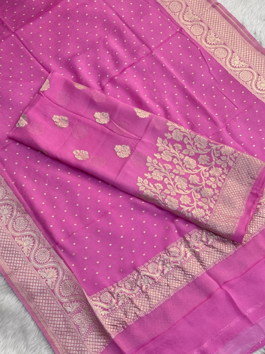 KHADDI GEORGETTE X BANARASI STORE - Banarasi Store