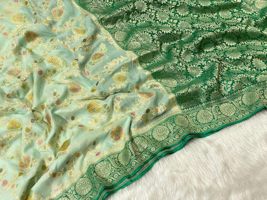 Pure khaddi Georgette by banarasi store - Banarasi Store