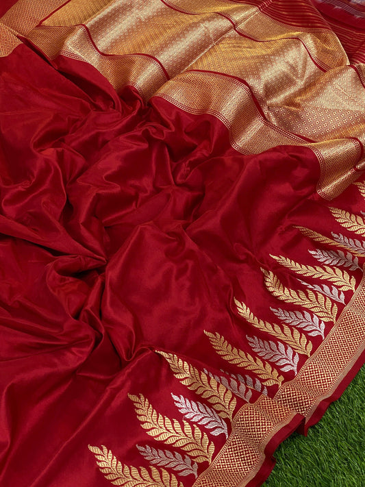 Handwoven katan saree by banarasi store - Banarasi Store