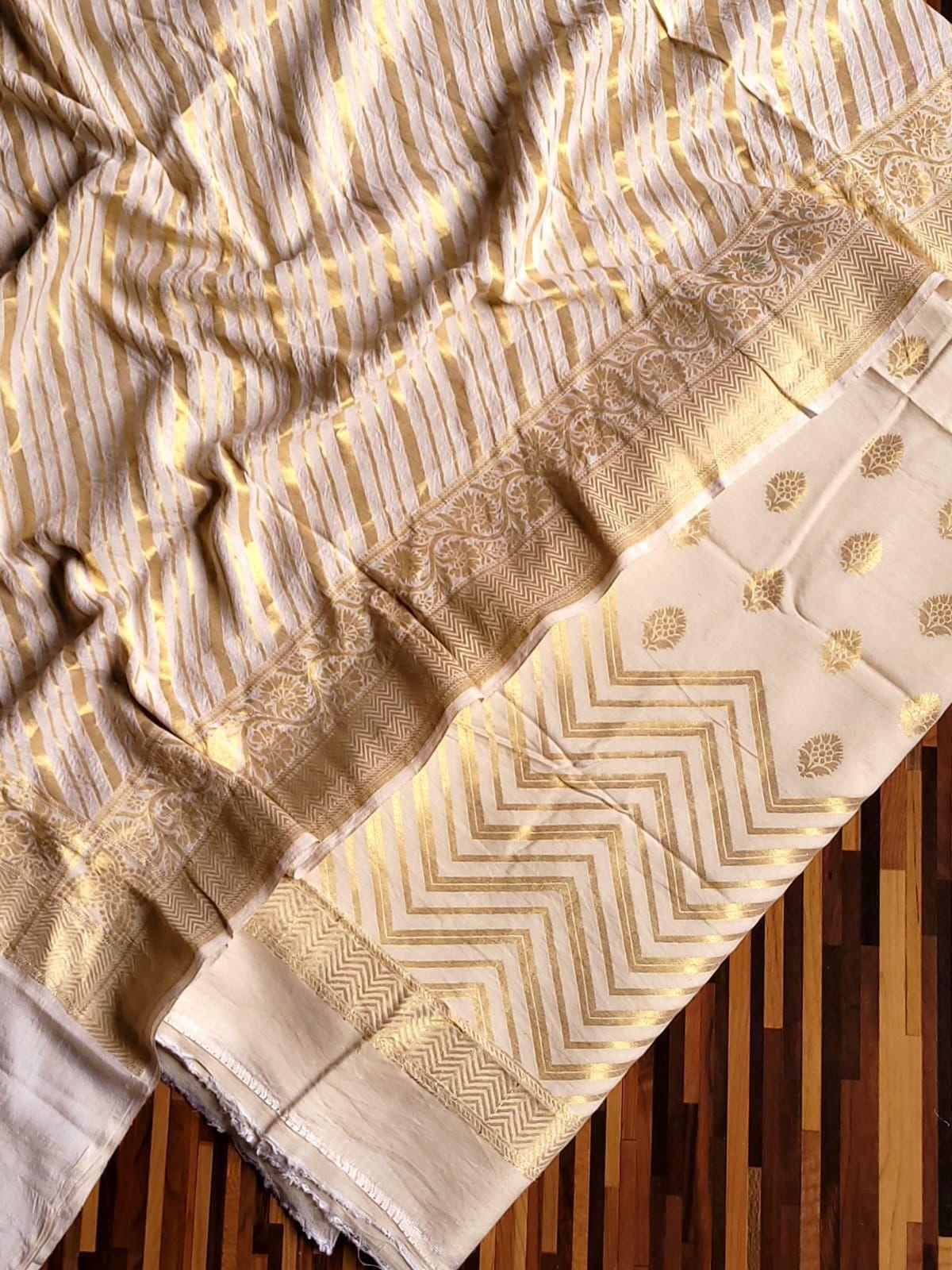 Handloom moonga by banarasi store - Banarasi Store