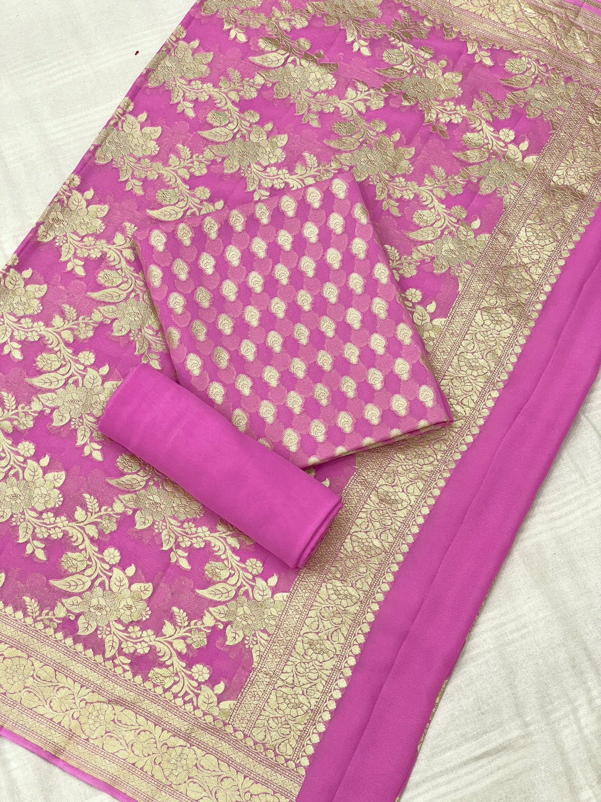 KHADDI GEORGETTE X BANARASI STORE - Banarasi Store