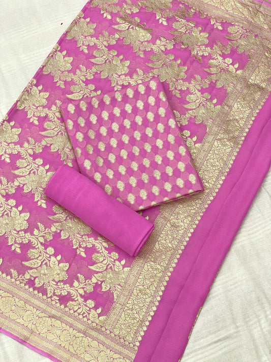KHADDI GEORGETTE X BANARASI STORE - Banarasi Store