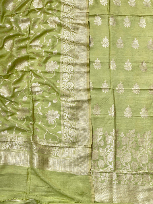 Handloom moonga by banarasi store - Banarasi Store
