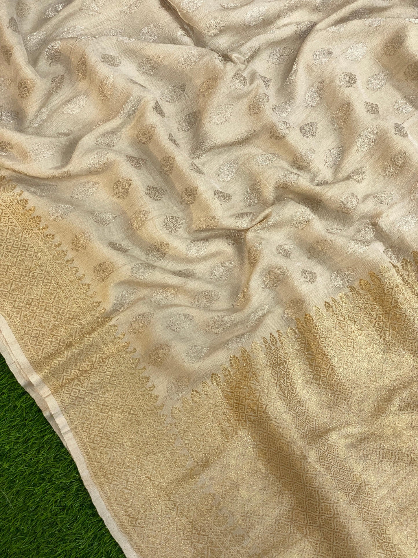 Handwoven khiccha tussar by banarasi Store - Banarasi Store