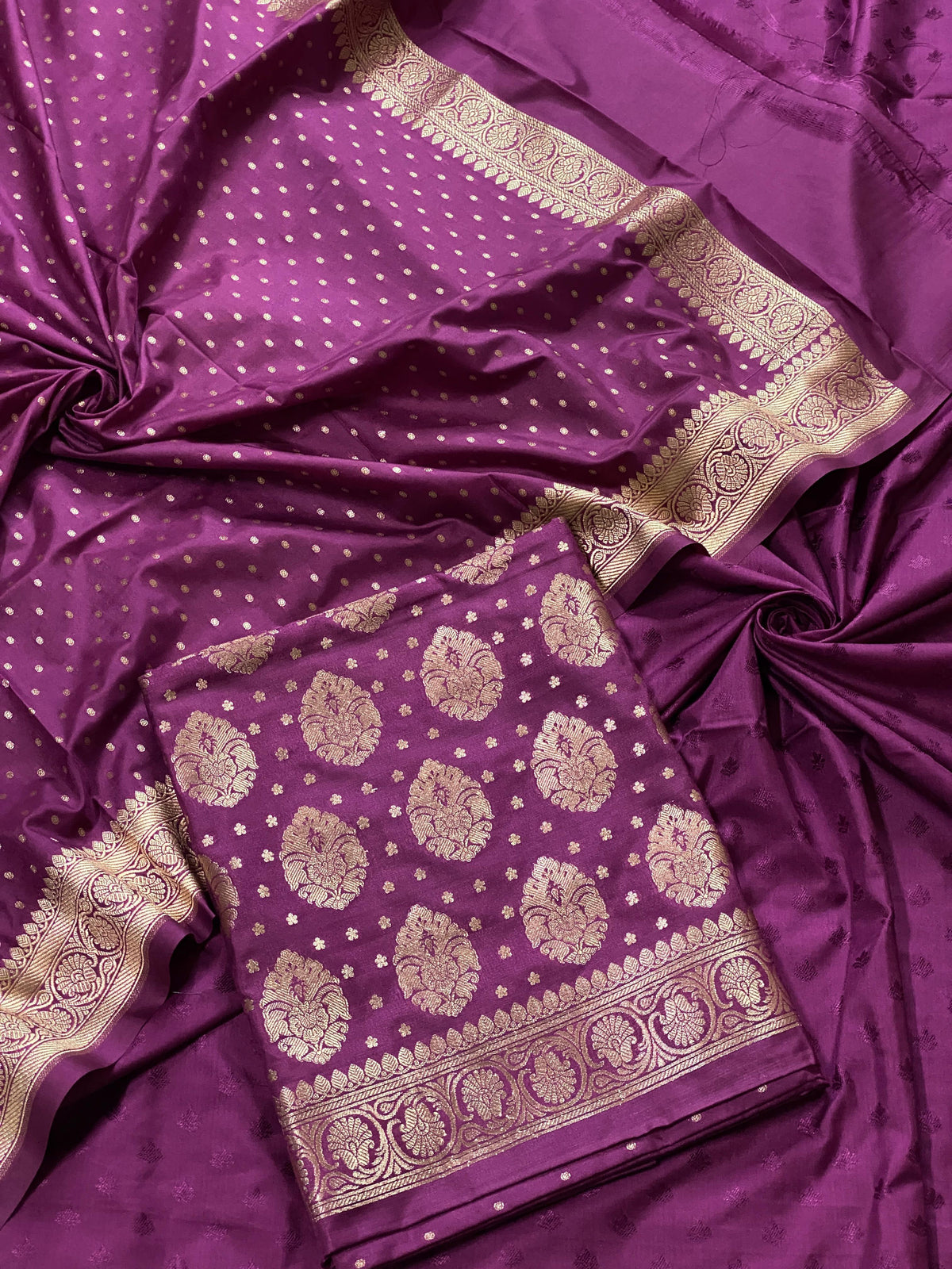 Banarasi katan suit by banarasi store - Banarasi Store