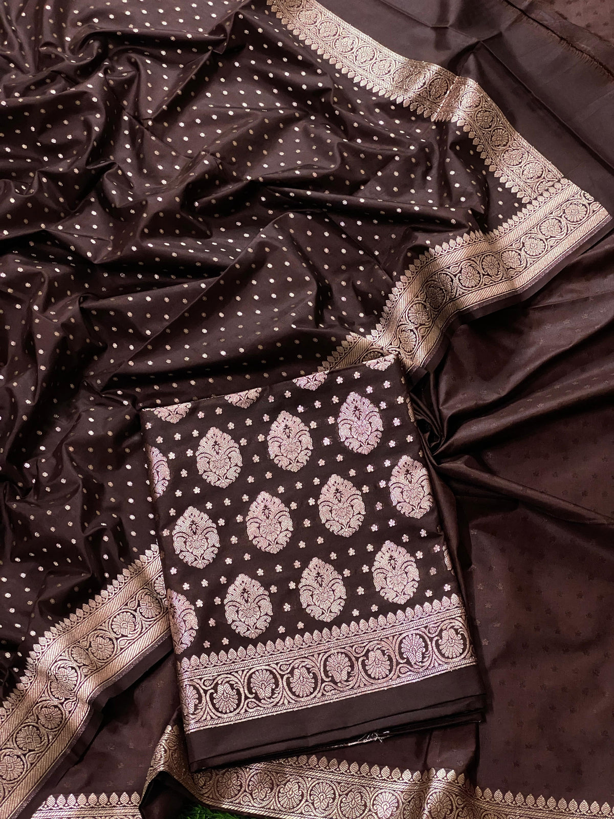 Banarasi katan suit by banarasi store - Banarasi Store