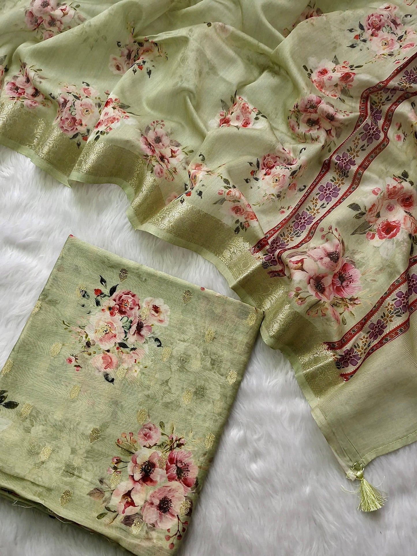 FLORAL X BANARASI - Banarasi Store