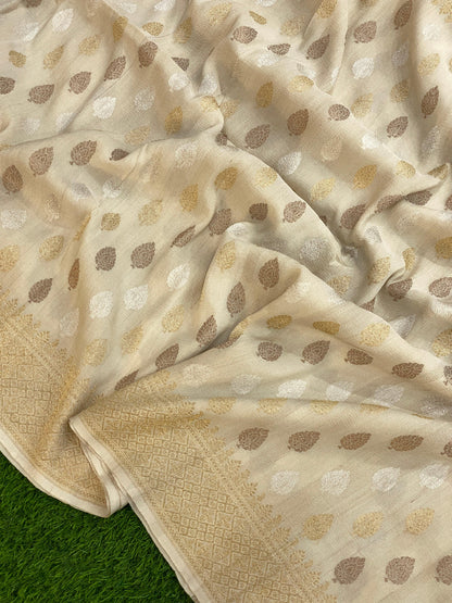 Handwoven khiccha tussar by banarasi Store - Banarasi Store