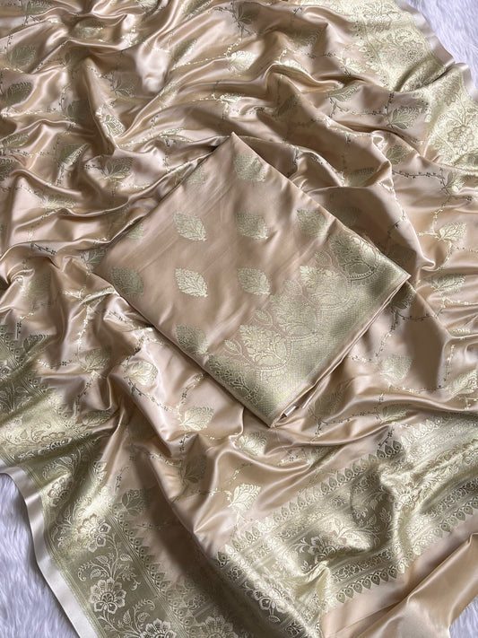 Satin X Mashru - Banarasi Store
