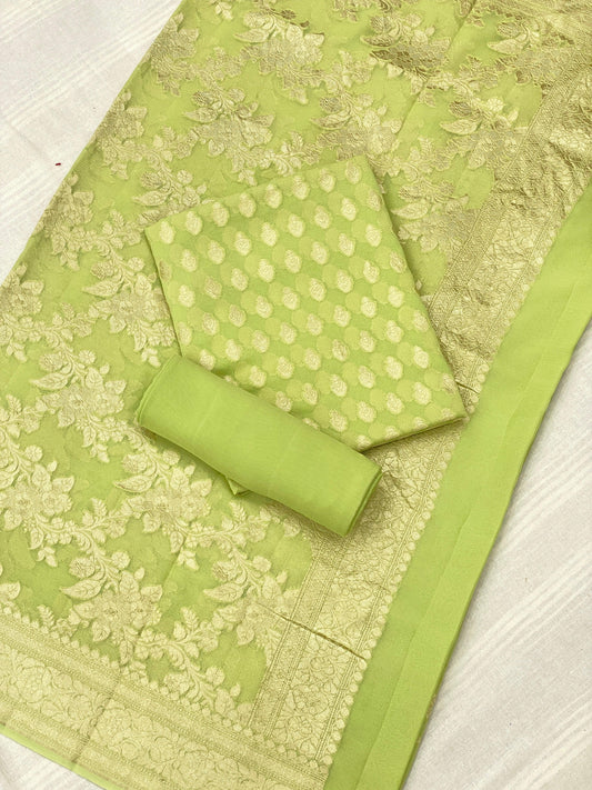 KHADDI GEORGETTE X BANARASI STORE - Banarasi Store