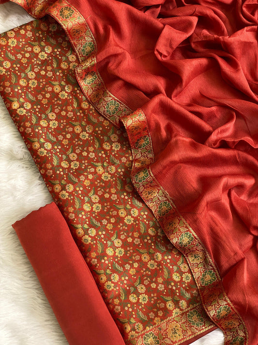 Banarasi brocade suit by banarasi store - Banarasi Store